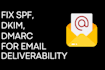 fix bot attacks, SSL, dns, records, cname, a, dmarc