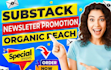 do substack promotion and grow newsletter subscribers