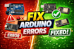 fix and debug arduino and esp32 code fast
