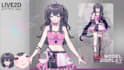 craft live2d vtuber model, 2d vtuber design, live2d rigging, anime facerig