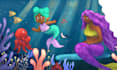 illustrate whimsical painterly childrens storybooks