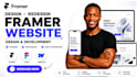 framer website design framer website develop landing page framer website in 48h