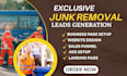 junk removal leads junk removal website google ads  hauling junk removal leads