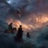 draw fantasy book cover, illustration