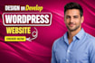 create a professional wordpress website for business