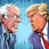 draw high quality political cartoon