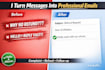 write complaint, refund and follow up emails