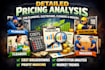 provide detailed pricing analysis for plumbers, electricians, cleaners, movers