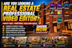 do professional real estate video editing