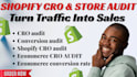 do shopify cro store audit with optimizzation to boost shopify store sales