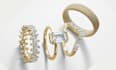 create custom engagement ring cad 3d wedding band design with rendering stl