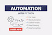 build automation scripts for any type of repetitive task