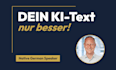 humanize german ai content as a native copywriter