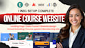 do kajabi online course website do course upload on thinkific, podia, moodle lms