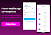 develop a professional flutter mobile app for android