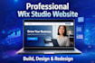 design or redesign wix studio, wix website