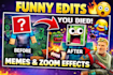 edit your funny gameplay videos for youtube or tiktok