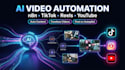 n8n ai video automation for tiktok, reels and n8n youtube automation
