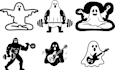 professionally art high quality any silhouette vector object