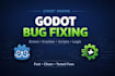 debug and fix issues in godot games