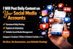 manage daily posts on your social media