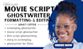 ghostwriter movie script screenplay script writing screenwriting TV series