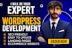 design professional wordpress web development expert