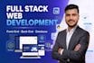 build custom website development as a full stack website developer