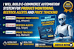 build ecommerce automation system for product monitoring, restock alerts