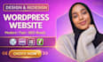design redesign wordpress website as a website development full stack developer