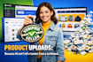 do wix website product upload and shopify product upload