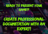 write a clear game design document and one pager