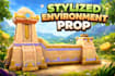 stylized 3d environment props for games