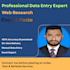 provide expert data entry and web research