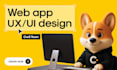 web app UI UX design in figma, saas dashboard, startup