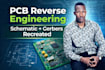 reverse engineer your pcb and recreate schematic, layout, and gerber files