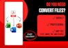 convert PDF, word, excel and other files fast and accurately