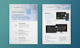 design a one pager for technology businesses