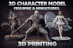 sculpt high quality 3d models and characters for 3d printing