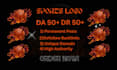 do high da sports logo with authority backlink