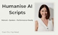 humanise your ai script so it sounds natural and engaging