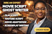 write movie script, movie script writing, screenwriting, screenplay film script