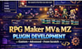 code advanced rpg maker mz and mv plugins from scratch