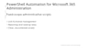 automate microsoft 365 admin tasks using powershell