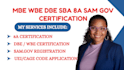 prepare and submit mbe wbe dbe sba 8a wosb sam gov certification