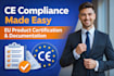 provide ce compliance certification and documentation for your products