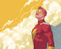 design comic style superhero characters with action poses