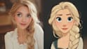 do cute disney cartoon portrait