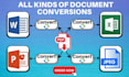 convert PDF to excel, word and retype or recreate scanned pages