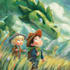 illustrate a childrens book series with magical art